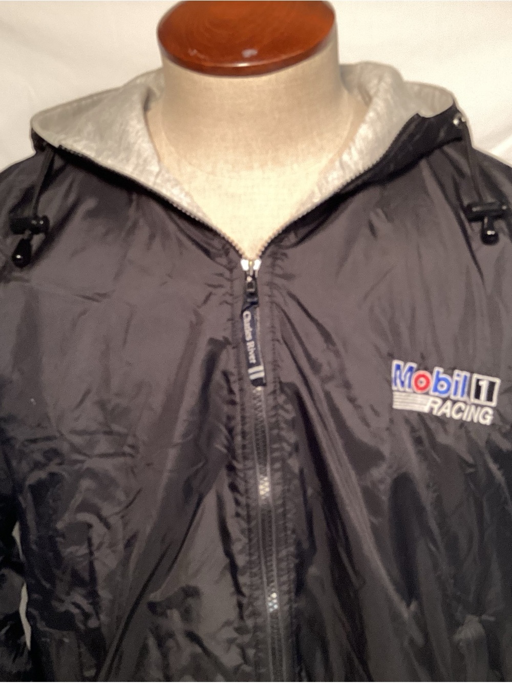 NASCAR Mobil 1 Racing Ryan Newman Rusty Wallace Hooded Jacket Men’s Size Large - Picture 8 of 16